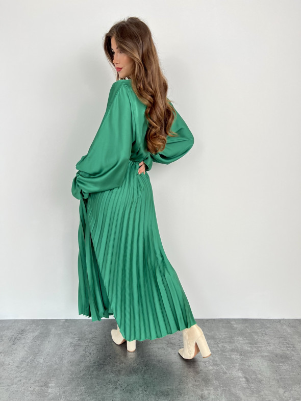 Šaty dlouhé plisovaná sukně 23077