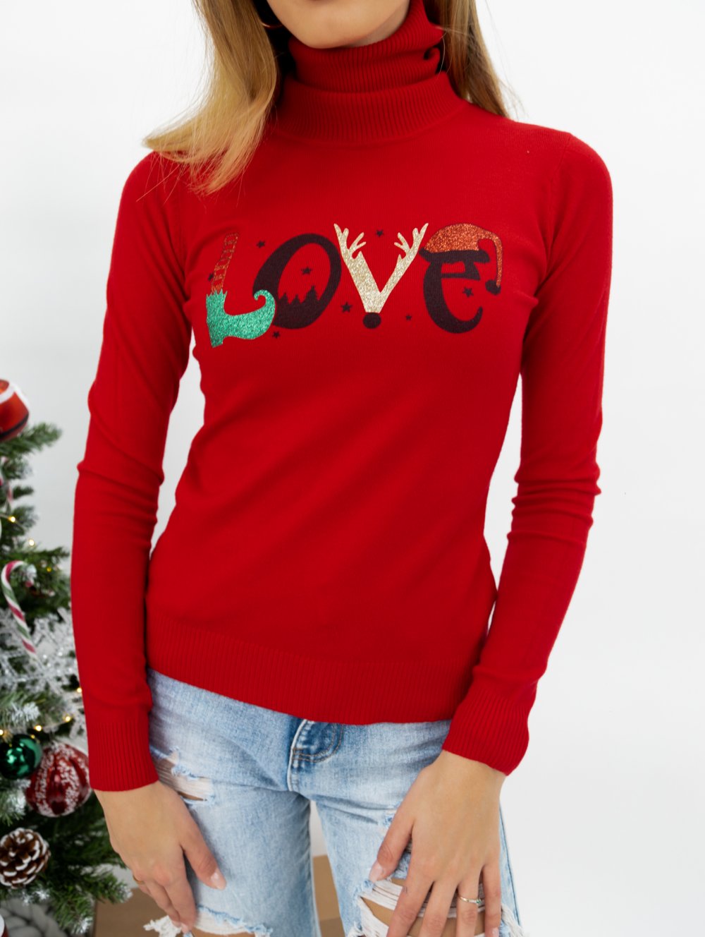 Rolák vánoční LOVE 22053