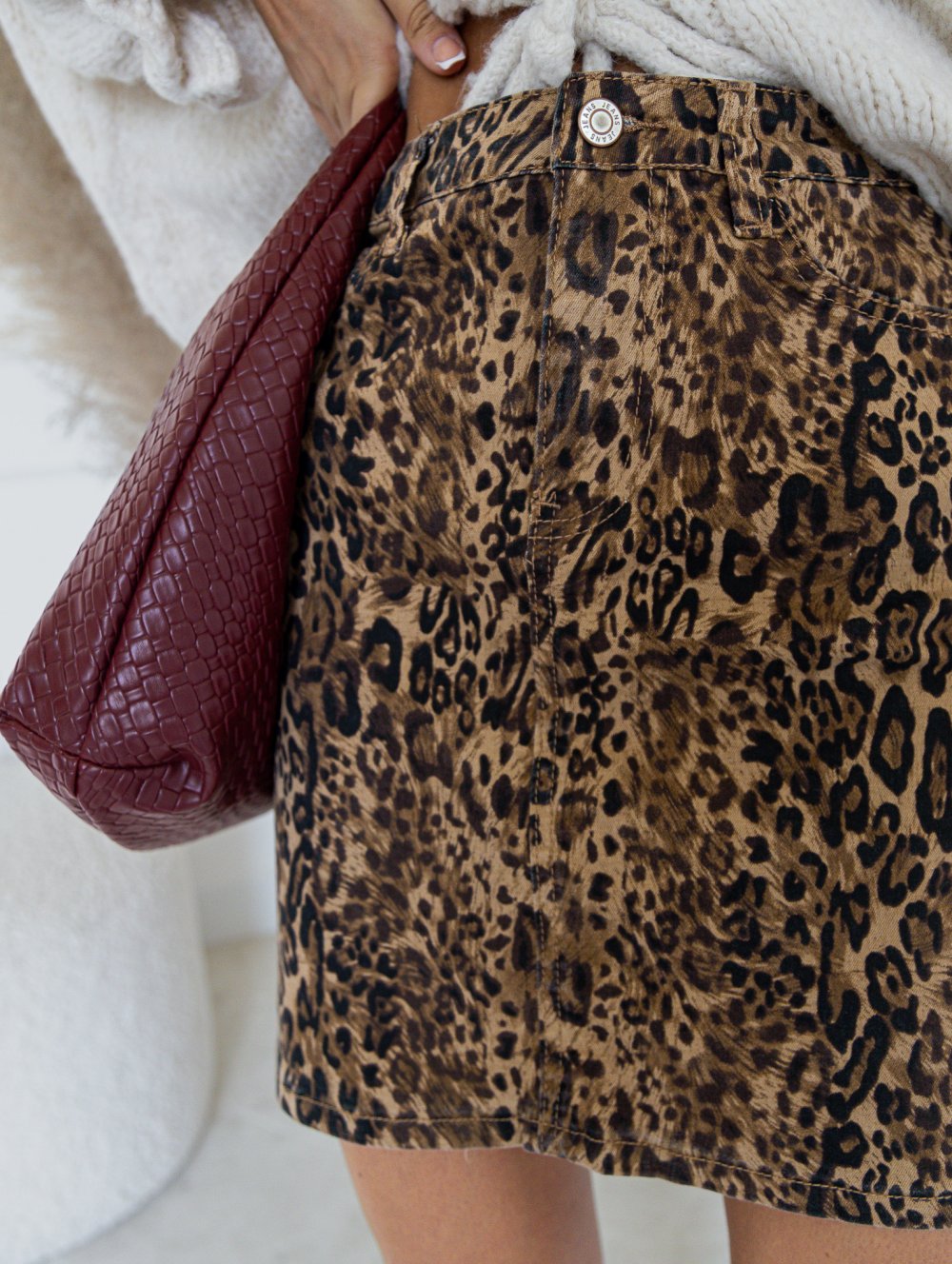 Sukňa leopardia 3383