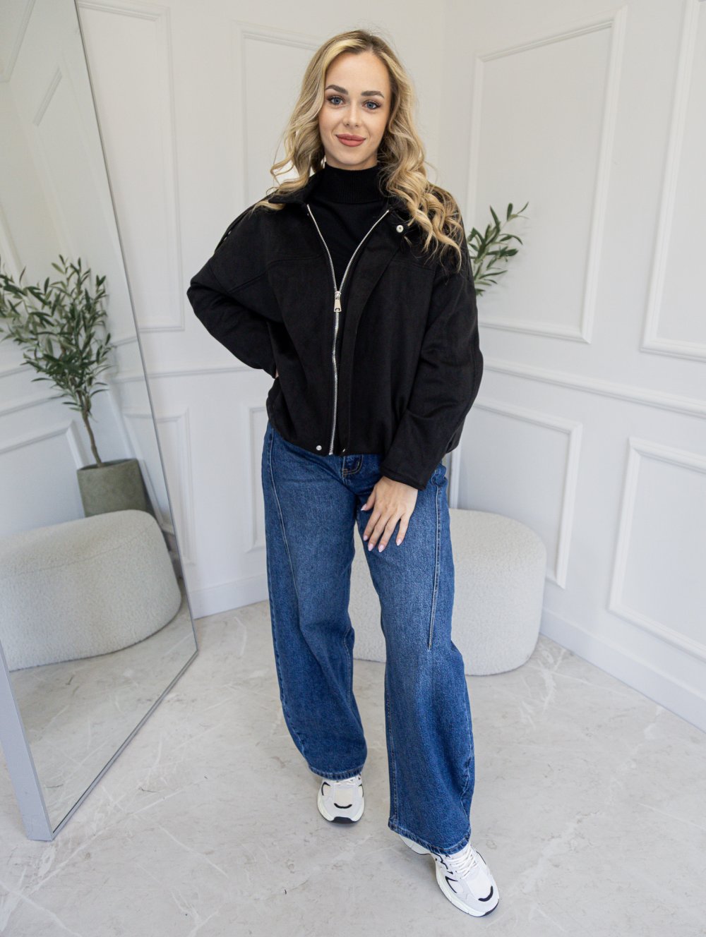 Bunda semišová oversize 86265