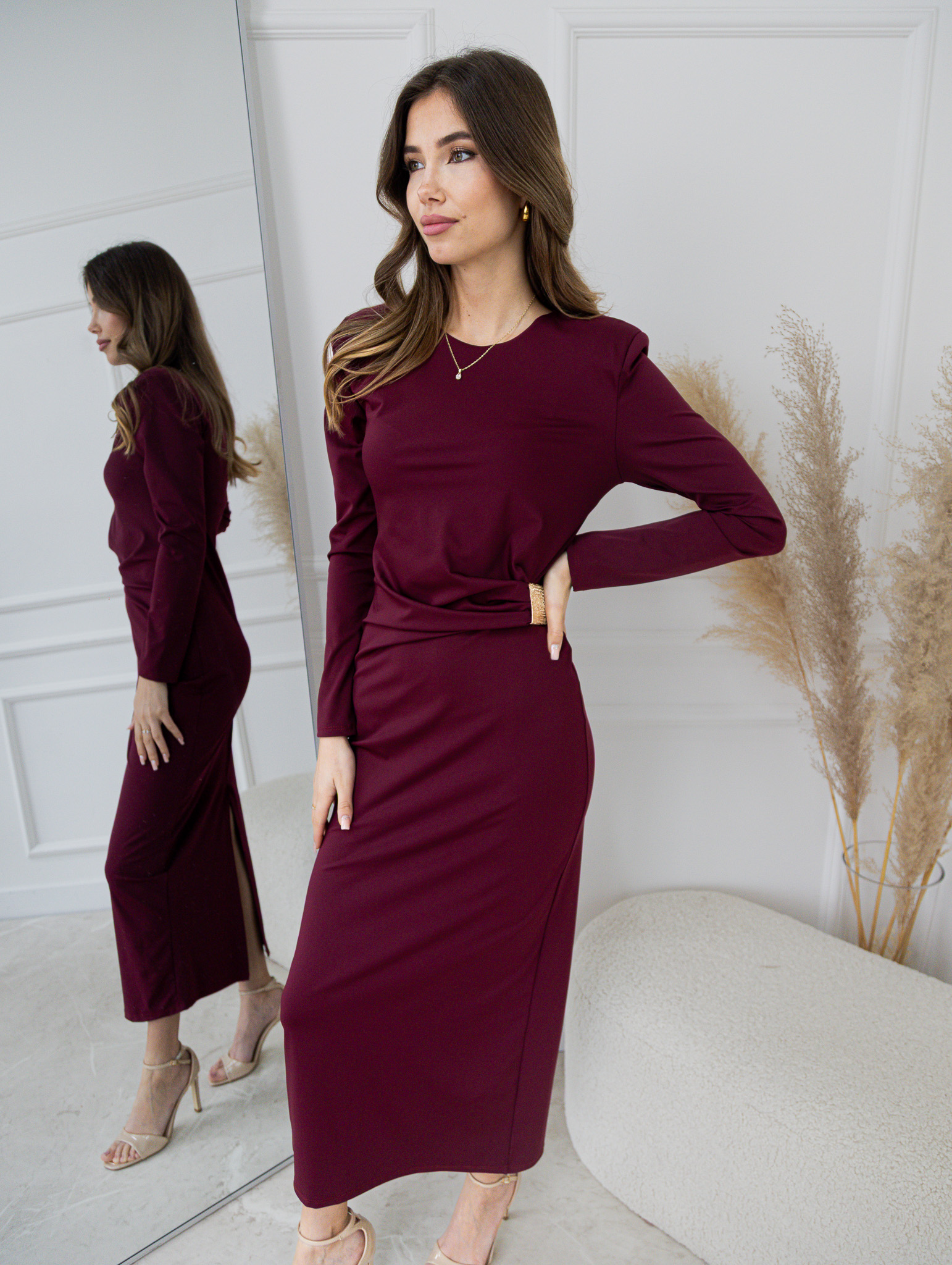 Šaty zlatá aplikácia 42988