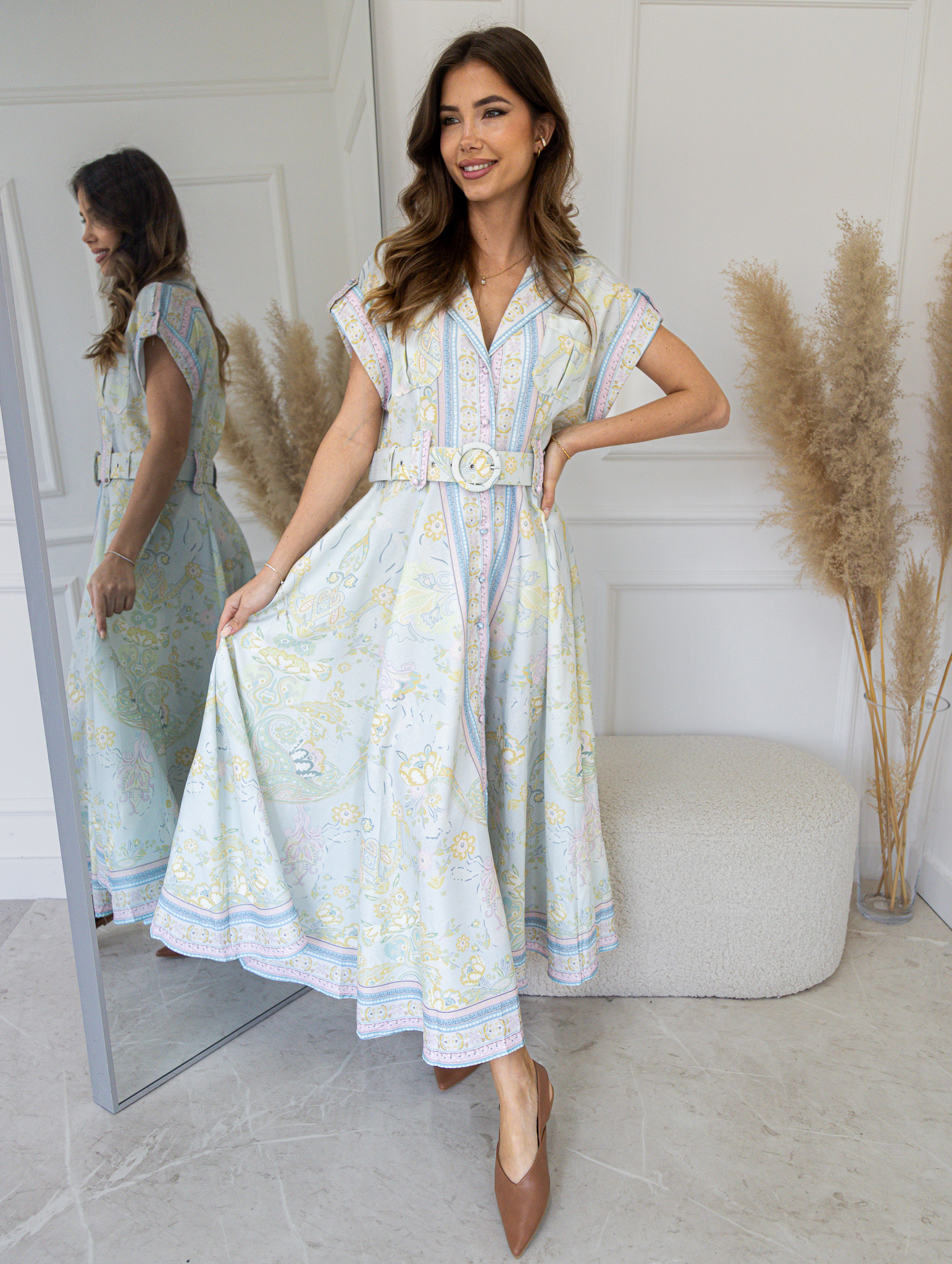 Šaty vzorované 6175