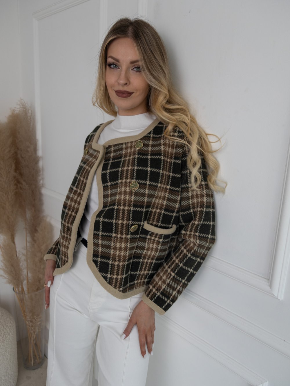 Kabátek károvaný WJD - 15