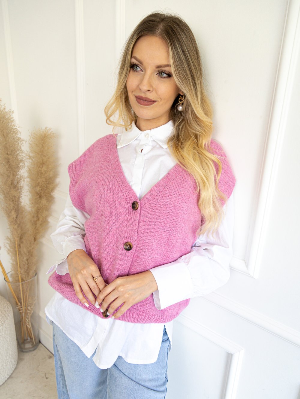 Vesta na knoflíky 2548