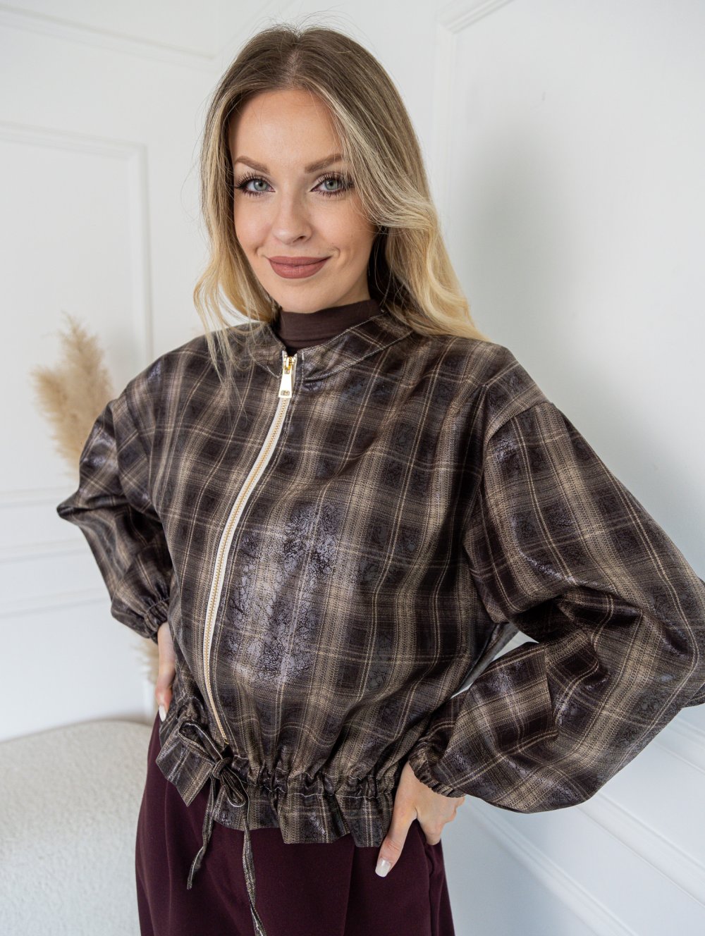 Bunda károvaná 7553