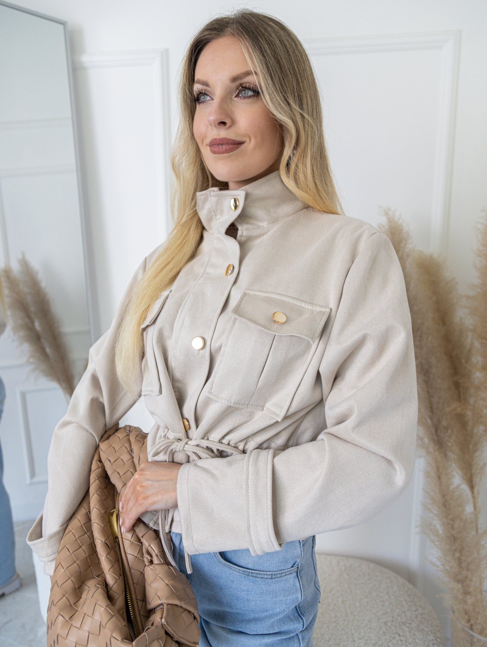 Bunda semišová 8525